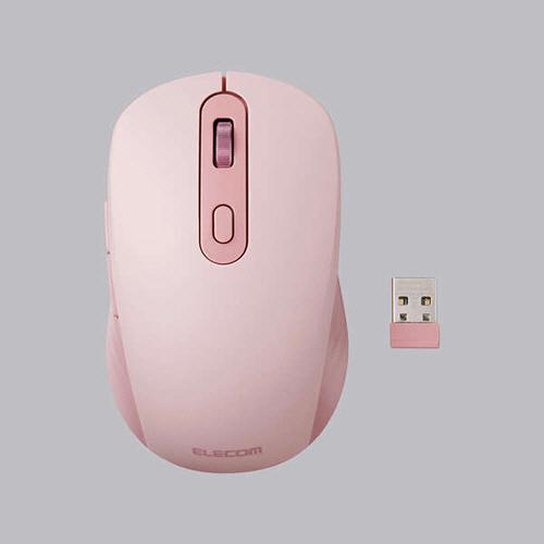 エレコム　ＯＳＭＯＤ　Ｓｉｘ　ＵＳＢ無線／Ｂｌｕｅｔｏｏｔｈ　充電静音マウス　６ボタン　Ｍサイズ　ピ...