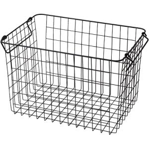 ＹＡＭＡＺＥＮ　ワイヤーバスケット　ブラック　ＲＷＢ−３２２（ＢＫ）＊２　１セット（２個）（お取寄せ品)