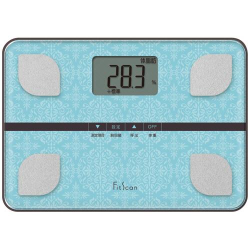 タニタ　体組成計　ＦｉｔＳｃａｎ　ブルー　ＦＳ−１０３−ＢＬ　１台