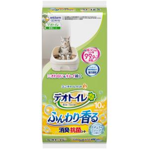 ユニ・チャーム ペットケア 猫砂 デオトイレ 飛び散らない消臭・抗菌