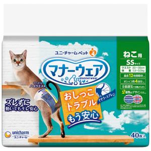 猫　МSize　紙おむつ（36枚×4パック） マナーウェア ねこ用 猫用おむつ Mサイズ ( 36枚入 )/ マナー