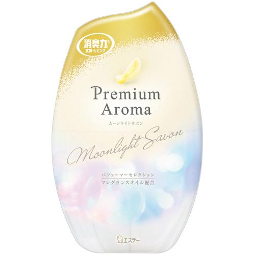 エステー　お部屋の消臭力　Ｐｒｅｍｉｕｍ　Ａｒｏｍａ　ムーンライトシャボン　４００ｍｌ　１個