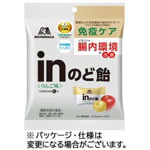 森永製菓　ｉｎのど飴　りんご味　４４ｇ　１袋｜ぱーそなるたのめーる