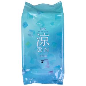 ｉｉもの本舗　ｂｉｂｉ　涼ＯＮ　ひんやりシート　ノンアルコール　顔・ボディ用　ライムミントの香り　大判サイズ　１パック（２０枚）