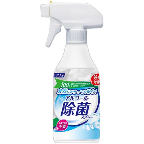 ミツエイ　キッチン用　アルコール除菌スプレー　本体　４００ｍｌ　１本