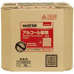 サラヤ　ＳＭＡＲＴ　ＳＡＮ　アルペットＮＶ　業務用　Ｂ．Ｉ．Ｂ　１０Ｌ　１箱　（お取寄せ品）｜tanomail