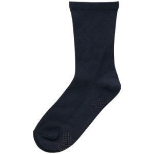 （まとめ）ケアファッション ゴムなし幅広ソックス(紳士) ネイビー 089296-21 1足【×5セット】 ケアファッション ゴムなし幅広ソックス（紳士） ネイビー