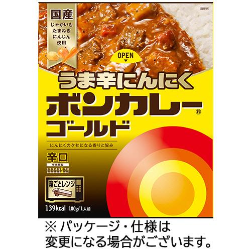 大塚食品　ボンカレーゴールド　うま辛にんにく　辛口　１８０ｇ　１食