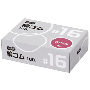 TANOSEE　輪ゴム　＃１６　１００ｇ　１箱