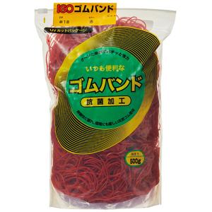 アイ・ジー・オー　ゴムバンド　＃１８　赤　５００ｇ　ＲＢ１８−１Ｇ−ＴＲ　１袋