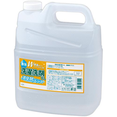 熊野油脂　ファーマアクト　液体洗濯洗剤　消臭剤＋　４Ｌ　１本