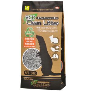 三晃商会　床敷材・トイレ砂　エコ・クリーンリター　３０Ｌ　１パック（お取寄せ品)
