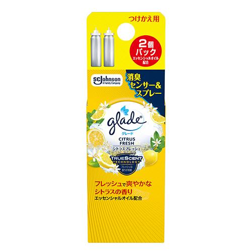 ジョンソン　グレード　消臭センサー＆スプレー　シトラスフレッシュ　つけかえ用　１パック（２本）（お取...