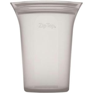 Zip Top シリコン保存容器 カップ L グレー Z−CUPL−02 1個