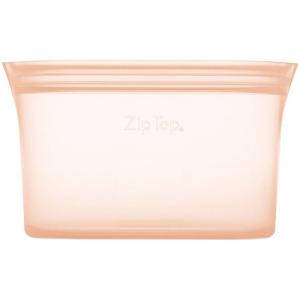 Zip Top シリコン保存容器 ディッシュ S ピーチ Z−DSHS−07 1個
