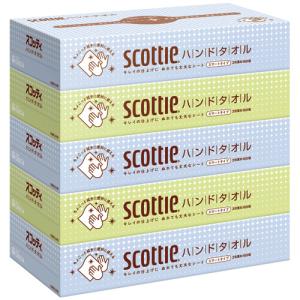 日本製紙クレシア スコッティ ハンドタオル 100 スマートタイプ 100組／箱 1パック