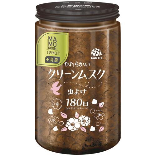 アース製薬　マモルームエッセンス　虫よけパール　１８０日用　やわらかいクリーンムスク　１個