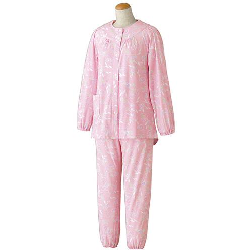 ケアファッション　ホックパジャマ　ピンク　３Ｌ　８００１７１−０５　（お取寄せ品）