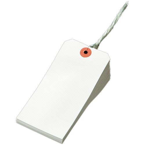 TANOSEE　再生紙荷札　２号（大）　６０×１２０ｍｍ　１箱（１０００枚）