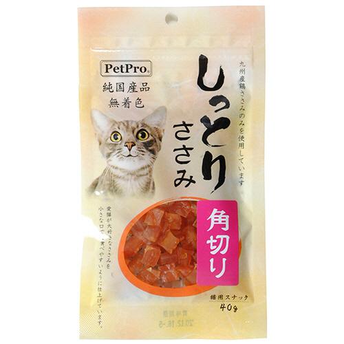 ペットプロジャパン　ＰｅｔＰｒｏ　純国産しっとりささみ　角切り　４０ｇ　１パック （お取寄せ品）