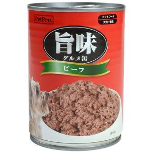 ペットプロジャパン　ＰｅｔＰｒｏ　旨味グルメ缶　ビーフ　３７５ｇ　１個 （お取寄せ品）