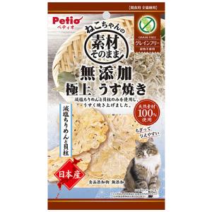 ペティオ　素材そのまま　ねこちゃんの　無添加極上うす焼き　減塩ちりめんと貝柱　３ｇ　１３７９７６　１パック（お取寄せ品)