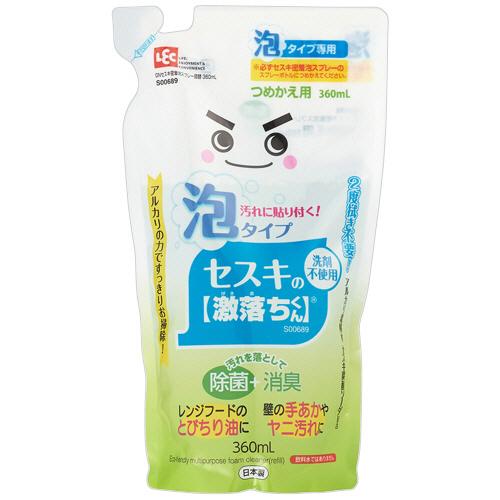 レック　激落ちくん　セスキ密着泡スプレー　つめかえ用　３６０ｍｌ　１個