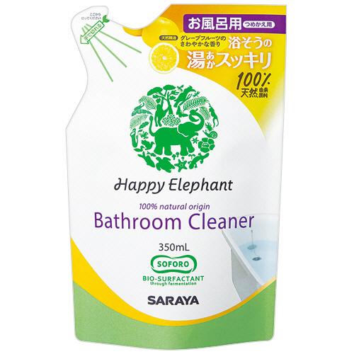 サラヤ　ハッピーエレファント　バスクリーナー　詰替用　３５０ｍｌ　１個