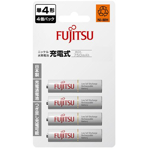 ＦＤＫ　富士通　ニッケル水素電池　スタンダードタイプ　単４形　ＨＲ−４ＵＴＣ（４Ｂ）　１パック（４本...