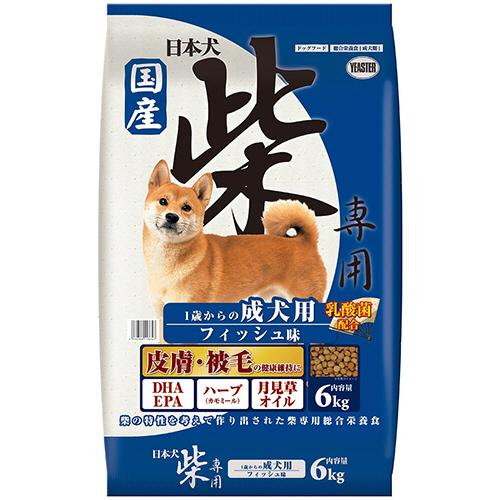 イースター　日本犬　柴専用　１歳からの成犬用　フィッシュ味　６ｋｇ　１パック （お取寄せ品）