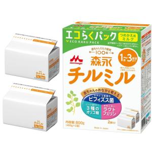 森永乳業 幼児用ミルク チルミル エコらくパッ...の詳細画像1
