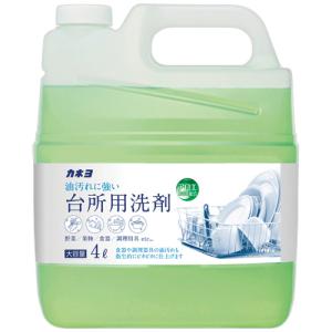 カネヨ石鹸　台所用洗剤　ライム　４Ｌ｜tanomail