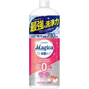 ライオン　ＣＨＡＲＭＹ　Ｍａｇｉｃａ　酵素プラス　フレッシュピーチの香り　つめかえ用　大型　７１０ｍｌ｜tanomail