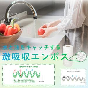 王子ネピア ネピア 激吸収キッチンタオル 10...の詳細画像2