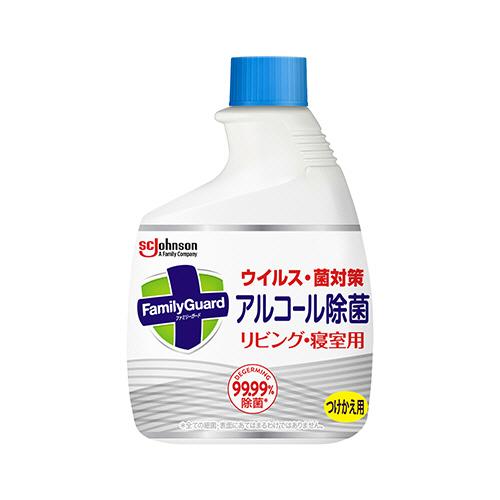 ジョンソン　ファミリーガード　アルコール除菌リビング・寝室用　つけかえ用　４００ｍｌ　１個（お取寄せ...