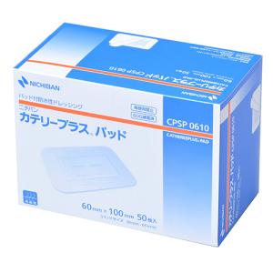 ニチバン　カテリープラス　パッド　６０×１００ｍｍ　ＣＰＳＰ０６１０　１箱（５０枚）　（お取寄せ品）｜tanomail