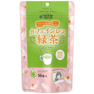 国太楼 カフェインレス緑茶 三角ティーバッグ 1...の商品画像
