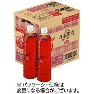 紅茶の時間 ストレートティー 無糖 ラベルレスボトル ペット ( 900ml