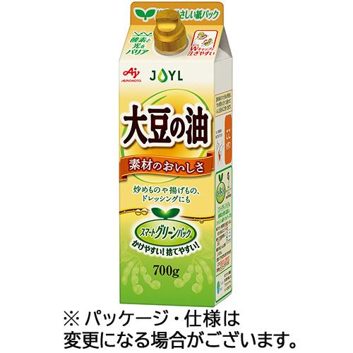 Ｊ−オイルミルズ　ＡＪＩＮＯＭＯＴＯ　大豆の油　７００ｇ　紙パック　１本