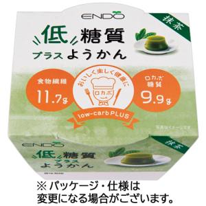 遠藤製餡　低糖質プラスようかん　抹茶　９０ｇ　１個｜tanomail