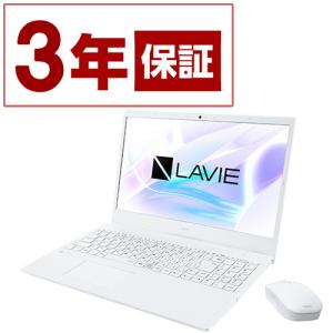 LAVIE Smart N15 15．6型 Corei3−10110U 256GB Office付 ホワイト PC−SN212ADAS−8