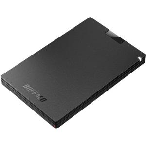 バッファロー　ＵＳＢ３．２（Ｇｅｎ１）　ポータブルＳＳＤ　２．０ＴＢ　ブラック　ＳＳＤ−ＰＧ２．０Ｕ３−ＢＣ｜tanomail