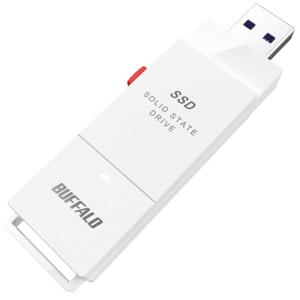 バッファロー　ＵＳＢ３．２（Ｇｅｎ２）　ＴＶ録画　スティック型ＳＳＤ　１ＴＢ　ホワイト　ＳＳＤ−ＳＣＴ１．０Ｕ３−ＷＡ　１台　（お取寄せ品）｜ぱーそなるたのめーる