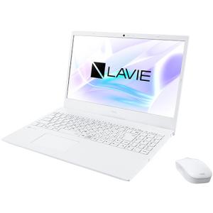 LAVIE　Smart　N15　15.6型　Celeron7305　256GB（SSD）　Office付　パールホワイト　PC-SN11VAEAW-4