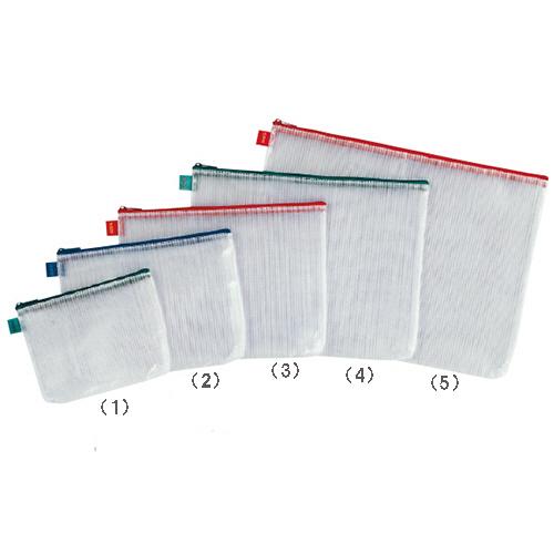 セキセイ　アゾン　メッシュケース（エコタイプ）　Ａ５　レッド　ＡＺ−５５Ｅ−Ｒ　１セット（１０枚）（...