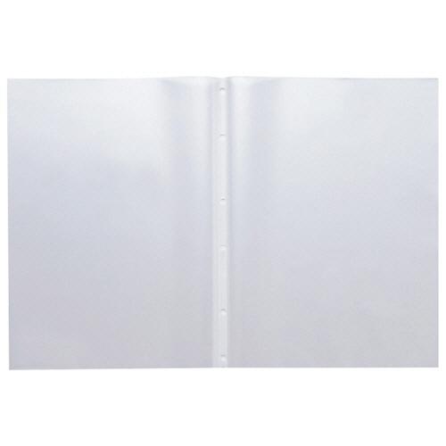 クリアーファイル　ヒクタスポケット　スティック・タイプ用（台紙なし）　Ａ４タテ　６穴　２ポケット／枚...