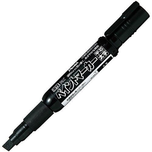 ぺんてる　油性ペン　ペイントマーカー　太字　黒　ＭＷＰ３０−Ａ　１セット（１０本） （お取寄せ品）
