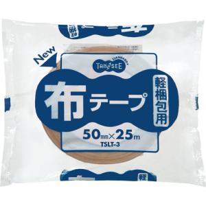 TANOSEE　布テープ　軽梱包用　０．１９ｍｍ厚　５０ｍｍ×２５ｍ　１セット（３０巻）｜ぱーそなるたのめーる