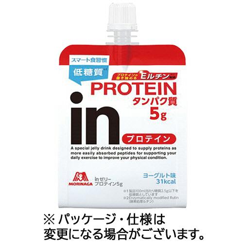 森永製菓　ｉｎゼリー　プロテイン（タンパク質５ｇ）　１８０ｇ　１セット（３６パック） （お取寄せ品）