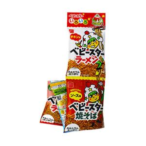 おやつカンパニー　ベビースター　いろいろ　４連　６８ｇ（１７ｇ×４袋）／パック　１セット（２０パック）｜tanomail